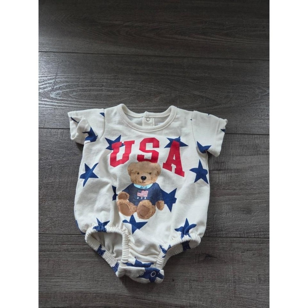 Grayson collective baby boy romper nb